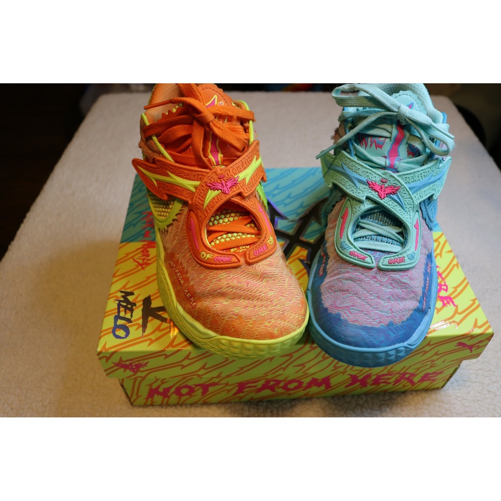 Puma MB.01 Rick and Morty LaMelo Ball Mismatched Basketball Shoes 312130-01 7.5 - Picture 9 of 12